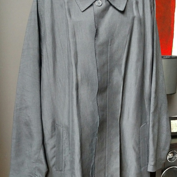 Pre-owned Lavin Men's Silk and Cotton Jacket Black - Picture 2 of 8